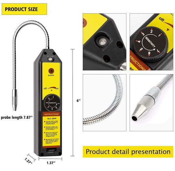 Refrigerant leak detector