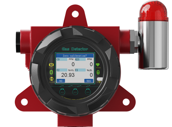 Fixed Gas Detector LCD Screen
